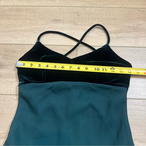 VTG Y2K 90s Velvet Neck Scarf Midi Dress Fairy Grunge Whimsigoth Formal 4/6 - Picture 11 of 13